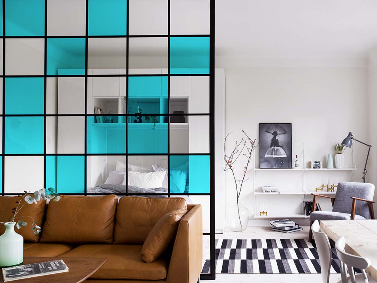 Film couleur transparent turquoise - Luminis Films